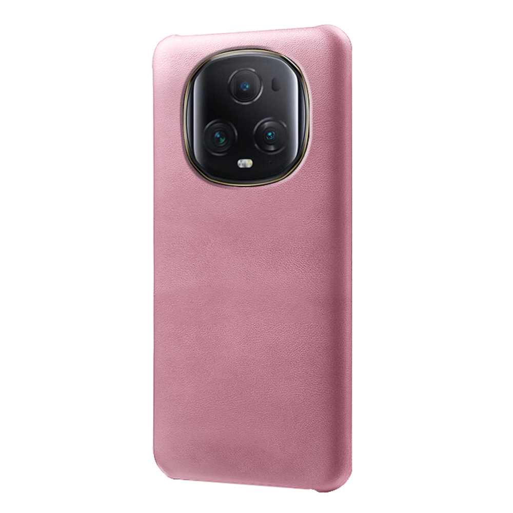 

Für Honor Magic5 Ultimate 5G PU Lederbeschichteter PC -abdeckungskalbstextur Slim Fit Phone Hülle - Roségold, Honor Magic5 Ultimate 5G
