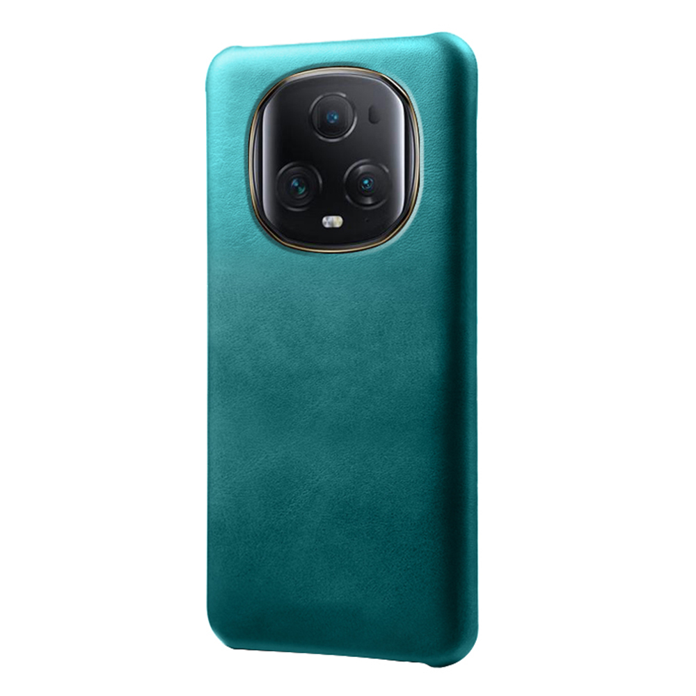 

Für Honor Magic5 Ultimate 5G PU Lederbeschichteter PC -abdeckungskalbstextur Slim Fit Phone Hülle - Grün, Honor Magic5 Ultimate 5G