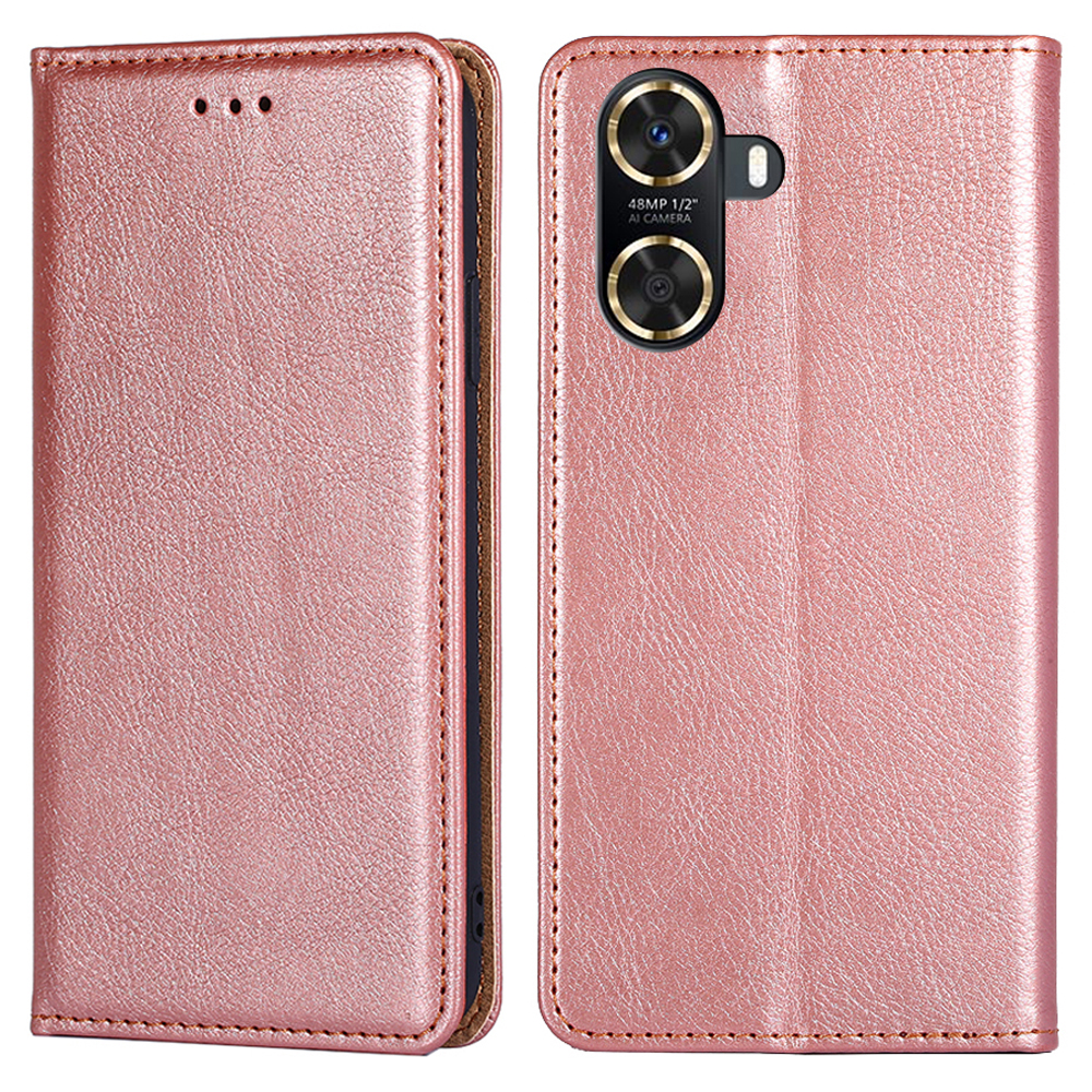 

Für Huawei Genießen Sie 60 PU Leder Magnetic Flip Case Stand Wallet Folio Telefonabdeckung - Roségold, Huawei Enjoy 60
