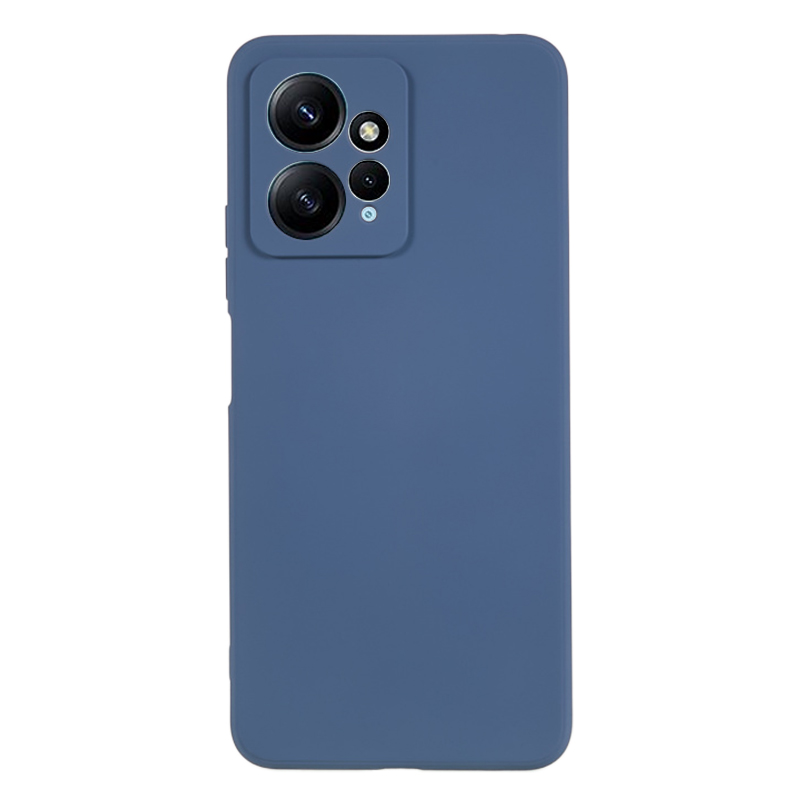 

Für Xiaomi Redmi Note 12 4G Gummiziertes Tpu-telefonhülle Faserfaser-anti-drop-telefonabdeckung - Lavendelgrau, Xiaomi Redmi Note 12 4G