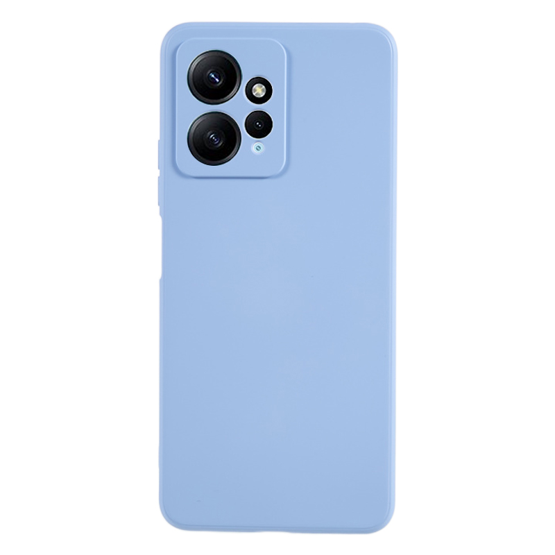 

Für Xiaomi Redmi Note 12 4G Gummiziertes Tpu-telefonhülle Faserfaser-anti-drop-telefonabdeckung - Helles Lila, Xiaomi Redmi Note 12 4G