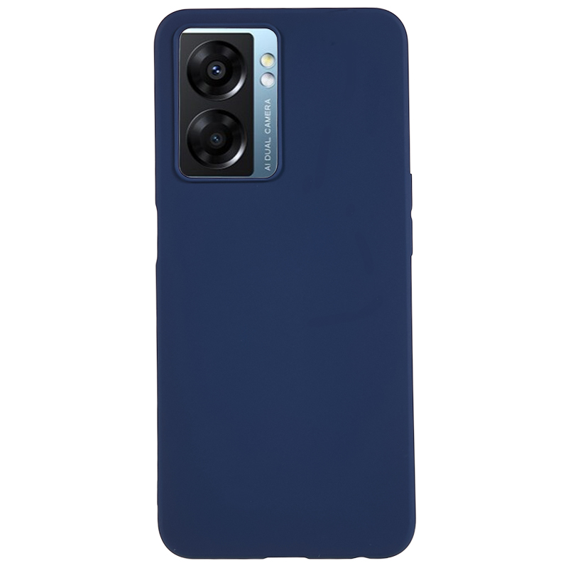 

Für Oppo A57 (2022) 5G / A77 5G Mattelefonhülle Soft TPU -schutzhelfer -abdeckung - Saphir, Oppo A57 (2022) 5G