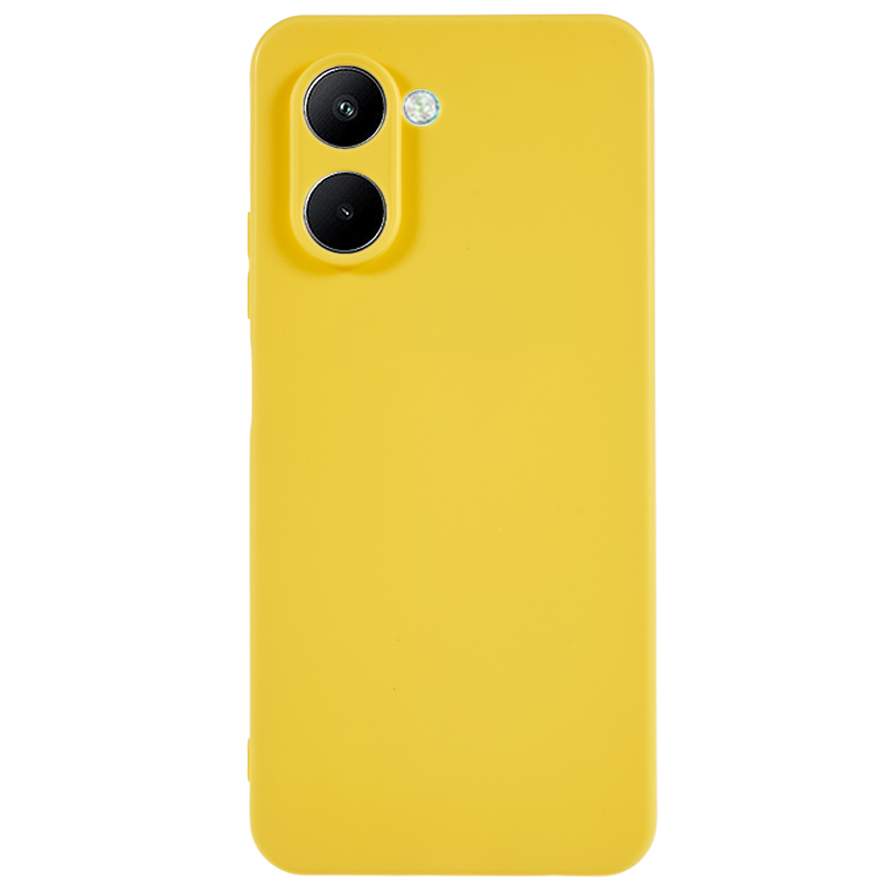 

Soft Tpu-telefonkoffer Für Realme C33 4g, Anti-kratzer-mitte-handy-abdeckung - Gelb, Realme C33 4G