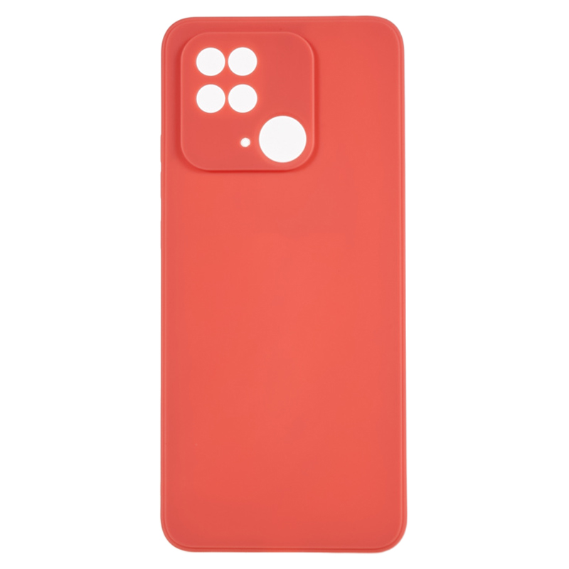 

Für Xiaomi Redmi 10C 4G Gerade Kante Tpu-hülle Süßigkeiten Farbe Anti-drop-telefonabdeckung - Hawthornrot, Xiaomi Redmi 10C 4G