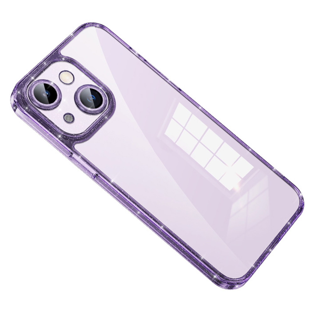 

Sulada Für Iphone 13 Temperiertes Glas Zurück - Lila, iPhone 13