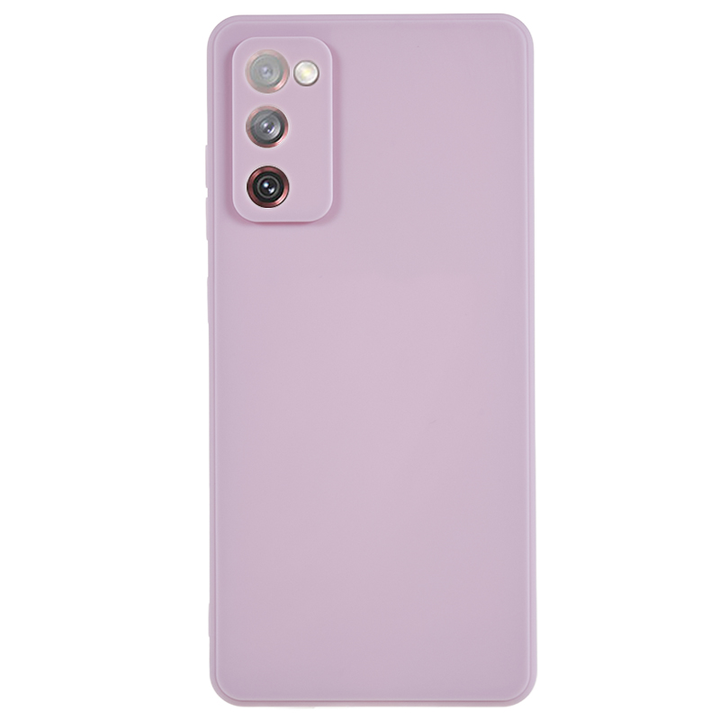

TPU -fall Gerade Kante Für Samsung Galaxy S20 fe 4g / fe 5g / S20 Lite / S20 FE 2022, Präzise Ausschnittschock -delefonabdeckung - Helles Lila, Galaxy S20 FE