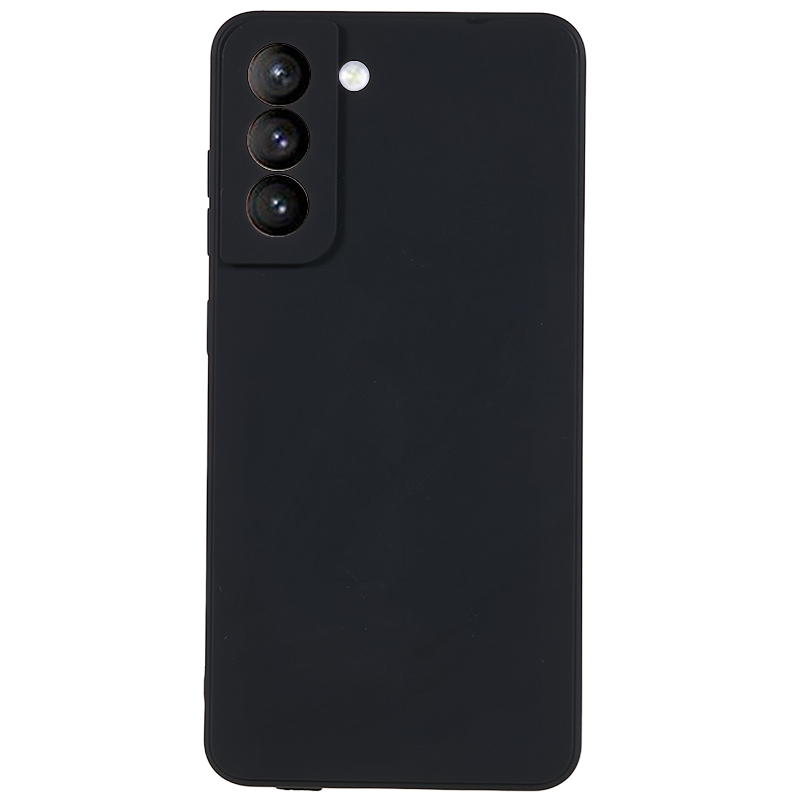 

Für Samsung Galaxy S21+ 5G Straight Edge Protective Cover Präzise Ausschnitte Weiche Flexible TPU -telefonhülle - Schwarz, Galaxy S21+ 5G