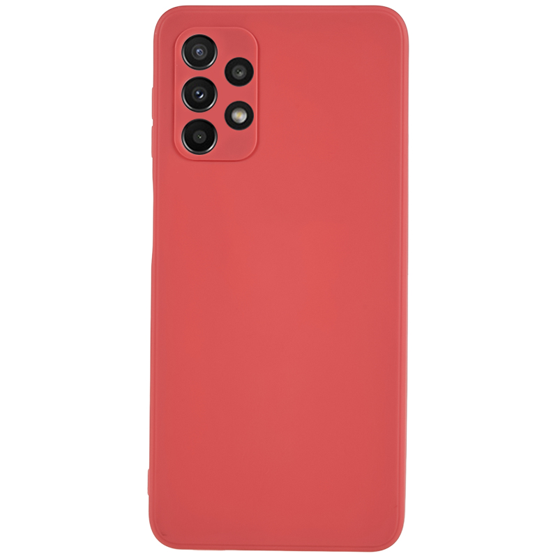 

Für Samsung Galaxy A32 4G (eu-version) Straight Edge Tpu-hülle Drop-proof-telefonabdeckung - Hawthornrot, Samsung Galaxy A32 4G (EU Version)