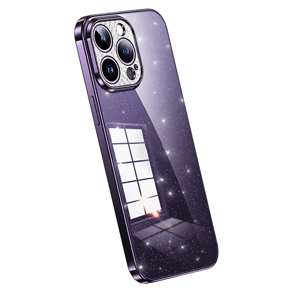 

Sulada Für Iphone 14 Pro Max -elektroplatten -telefon TPU -hülle Strsestone Dekor Glitzer Telefonabdeckung - Lila, iPhone 14 Pro Max