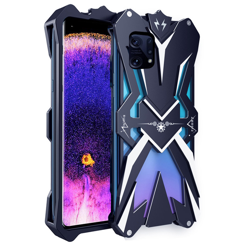 

Für Oppo Finden Sie X5 Schockdes Metall-telefon-hülle Aluminiumlegierung Anti-drop-mobiltelefonabdeckung, Oppo Find X5