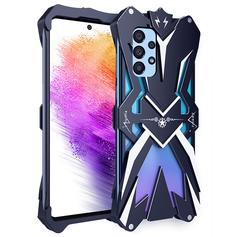 

Für Samsung Galaxy A73 5G Aluminiumlegierung Telefonhülle Anti-drogen-mobiltelefonabdeckung Für Hochleistungsschutz, Samsung Galaxy A73 5G