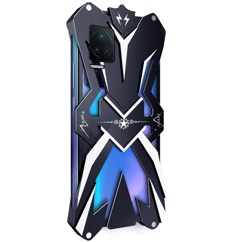 

Legierung Aluminium Metallkoffer Für Xiaomi Redmi K40S 5G / Poco F4 5g, Hartschockdeliee Abdeckung Mit Hohem Dienstfreiem, Harter Telefon - Schwarz, Xiaomi Redmi K40S 5G