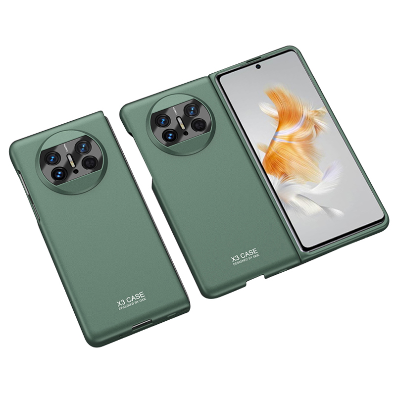 

GKK Für Huawei Mate X3 5G Hartes Pc-falten-telefon-hülle Vollständige Schutzabdeckung Mit Anti-peep-glasfilm - Grün, Huawei Mate X3 5G