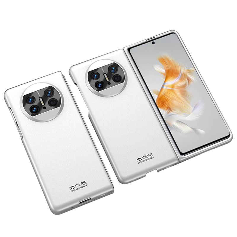 

GKK Für Huawei Mate X3 5G Hartes Pc-falten-telefon-hülle Vollständige Schutzabdeckung Mit Anti-peep-glasfilm - Silber, Huawei Mate X3 5G