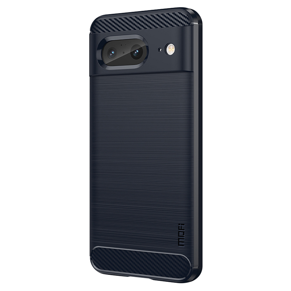 

Mofi JK Tpu-serie-1 Für Google Pixel 8 Carbonfaser Bürstete Soft Tpu-telefonhülle Deckung - Blau, Google Pixel 8