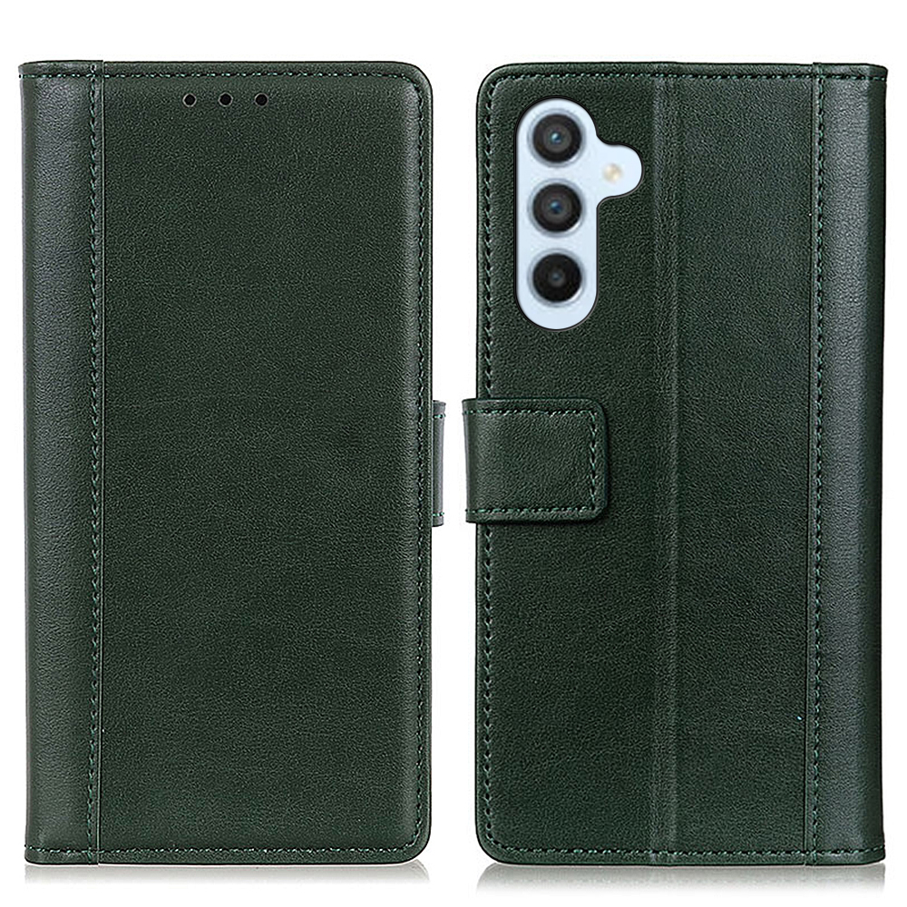 

Für Samsung Galaxy A54 5G Protective Phone Hülle PU -leder -standard -brieftasche Telefonabdeckung - Grün, Galaxy A54 5G