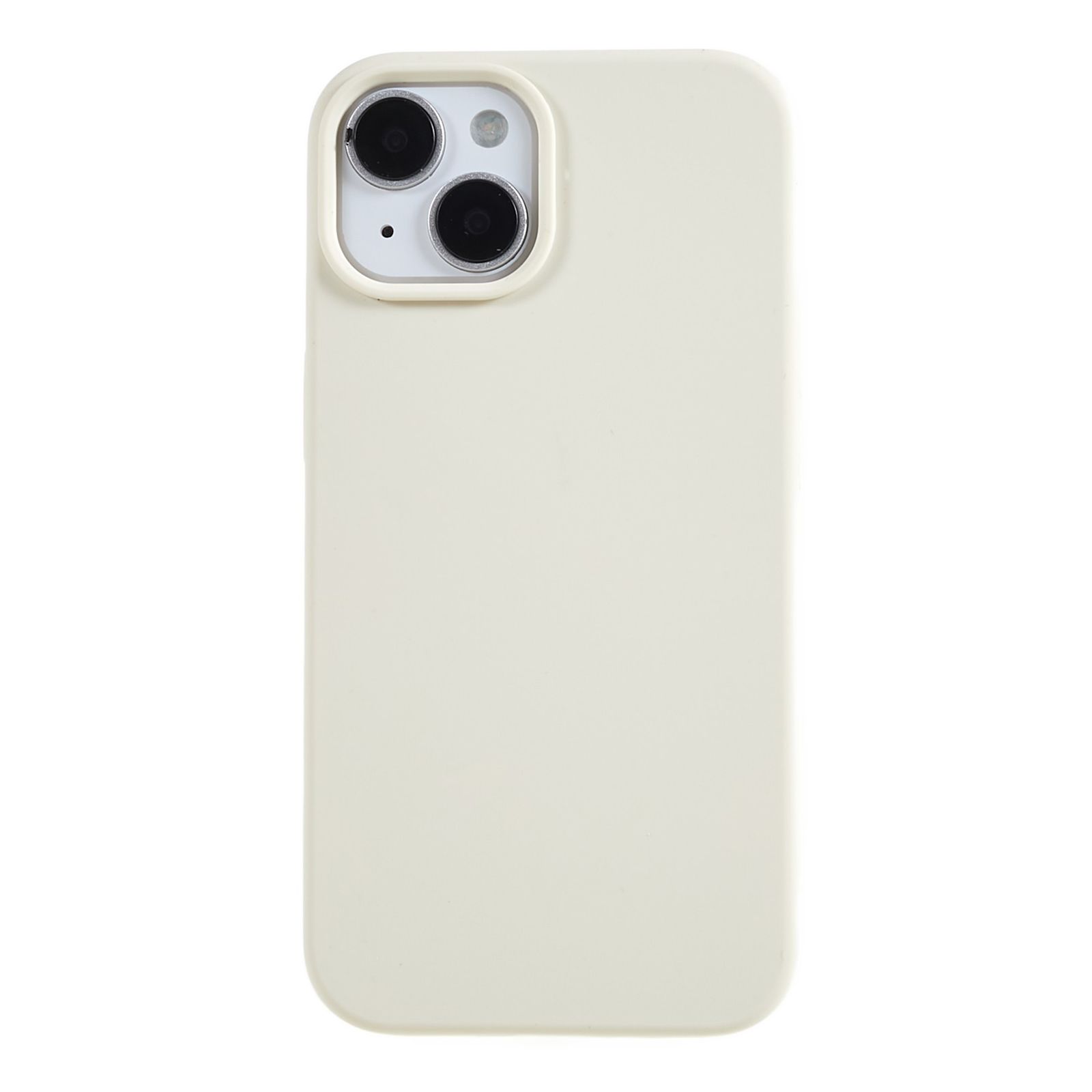 

Für Das Iphone 14 Plus Schocksicheres Telefongehäuse Mit Weicher Auskleidung Flüssiges Silikon Slim Phone Deckung - Weiss, iPhone 14 Plus