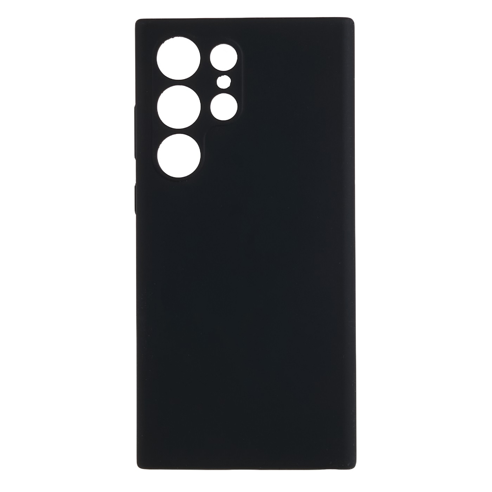 

Für Samsung Galaxy S23 Ultra Slim Phone Case Anti-drogen-liquid-silikon-telefonschale Mit Weichem Auskleid - Schwarz, Galaxy S23 Ultra
