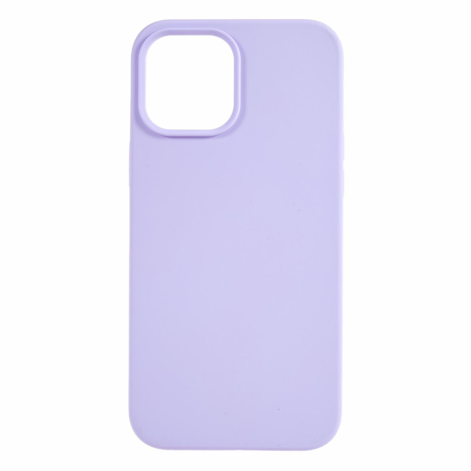 

Für Iphone 12 Pro Max Liquid Silicon Phone Hülle Weichverkleidung Schutzhelfeleiter Rückzugabdeckung - Helles Lila, iPhone 12 Pro Max
