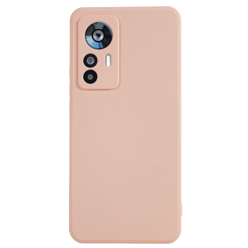 

Für Xiaomi Redmi K50 Ultra / 12T 5G Gummiziertes Weiches TPU -abdeckungsfaserfaserkissen -telefonhülle - Rosa, Xiaomi Redmi K50 Ultra