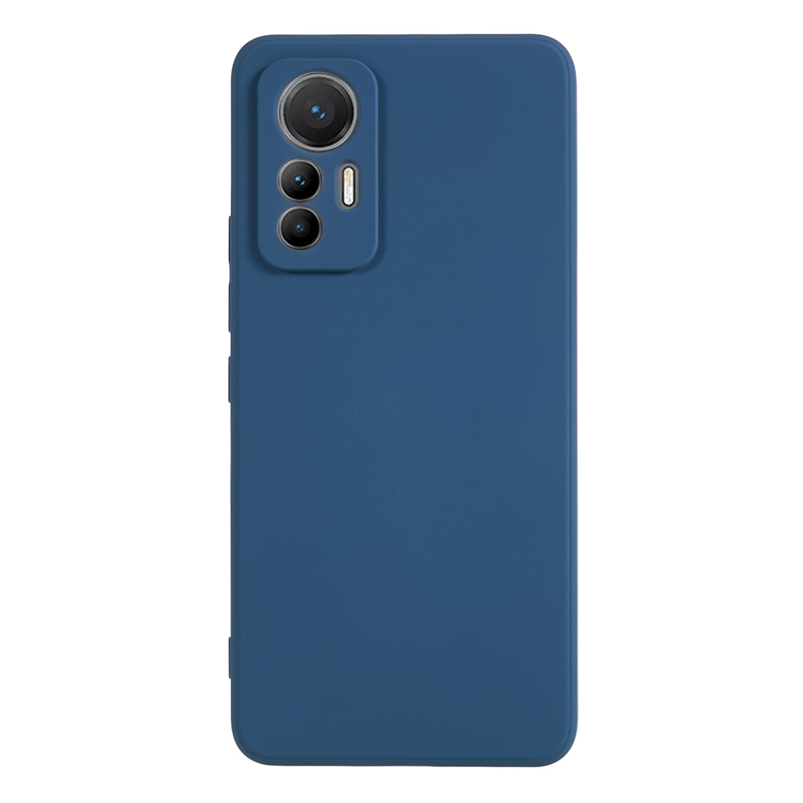 

Für Xiaomi 12 Lite 5G Gummiziertes TPU -telefon -schockfaser -faserfaser -schutzabdeckung - Saphir, Xiaomi 12 Lite 5G
