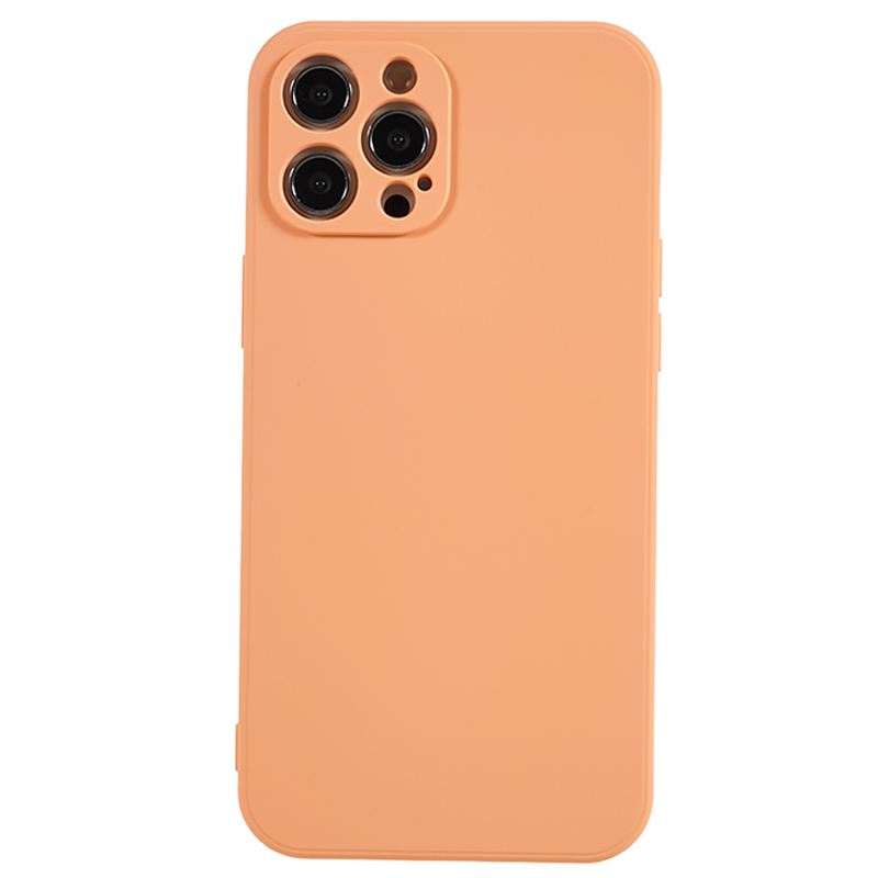 

Für Das Iphone 12 Pro -telefon TPU -hülle Faserfaserfabrik - Orange, iPhone 12 Pro