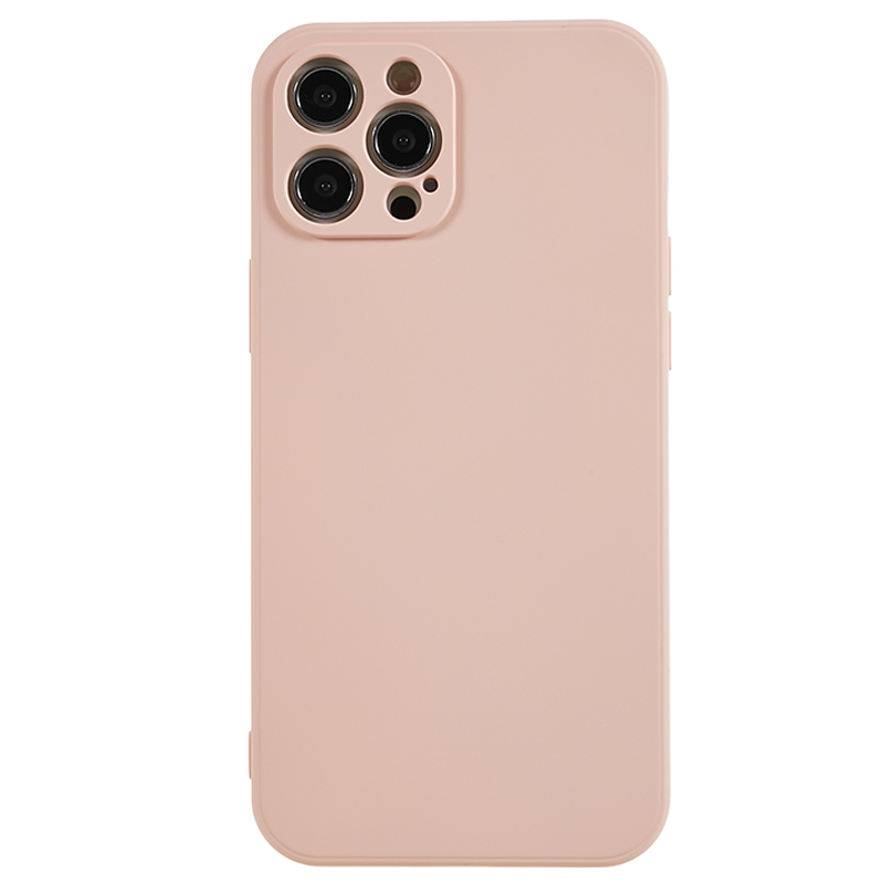 

Für Das Iphone 12 Pro -telefon TPU -hülle Faserfaserfabrik - Rosa, iPhone 12 Pro