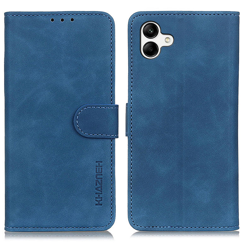 

Khazneh Für Samsung Galaxy F14 5G PU Leder Telefonständer Hülle Retro -smartphone -abdeckung - Blau, Galaxy F14 5G