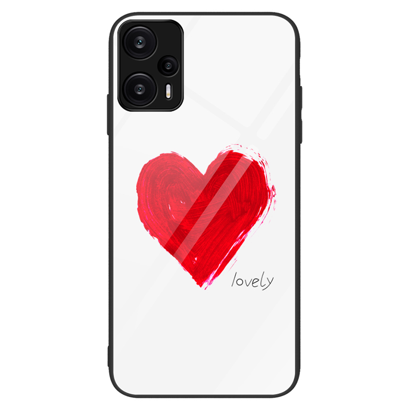 

Für Xiaomi Redmi Hinweis 12 Turbo Turbo Tempered Glass Phone Fall Muster Druckpc+tpu Schockdcoverabdeckung - Schön, Xiaomi Redmi Note 12 Turbo
