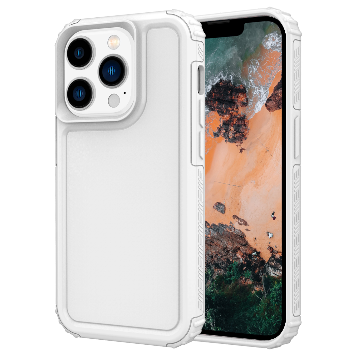 

GW29 Soft TPU -telefonhülle Für Iphone 14 Plus, Feste Farbschütze Abdeckung - Weiss, iPhone 14 Plus