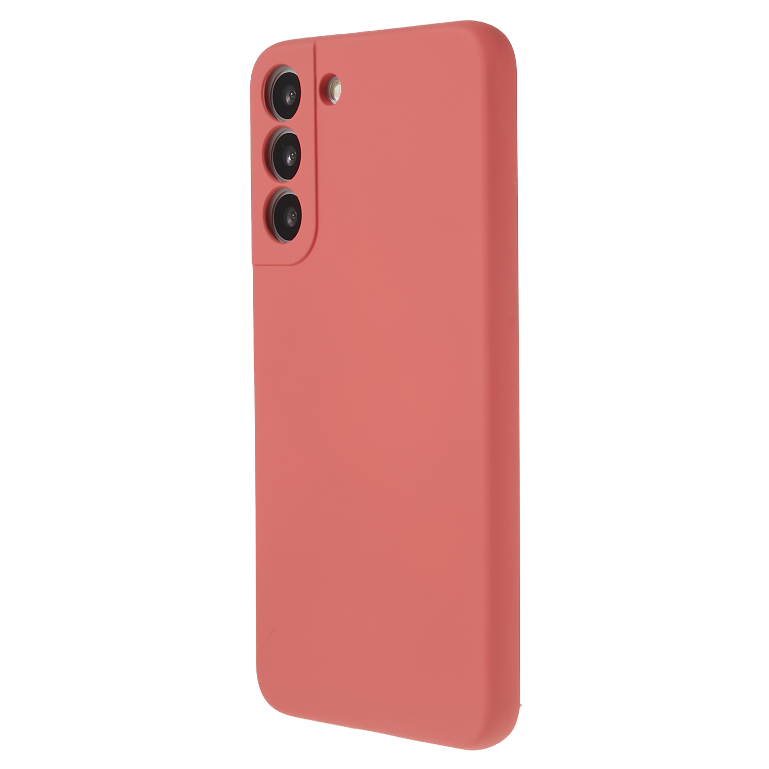 

Für Samsung Galaxy S21 fe 5G Gummiziertes Tpu-telefonhülle Faserfaser-anti-kratzer-abdeckung - Hawthornrot, Galaxy S21 FE 5G