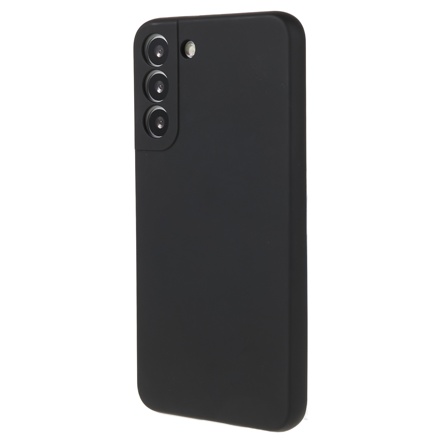 

Für Samsung Galaxy S21 fe 5G Gummiziertes Tpu-telefonhülle Faserfaser-anti-kratzer-abdeckung - Schwarz, Galaxy S21 FE 5G