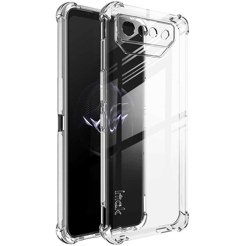 

IMAK Für Asus Rog Telefon 7 5g / Telefon 7 Pro / Telefon 7 Ultimate 5G Telefonkoffer Airbag -kissen Ecke TPU Clear Cover - Transparent, Asus ROG Phone 7 5G