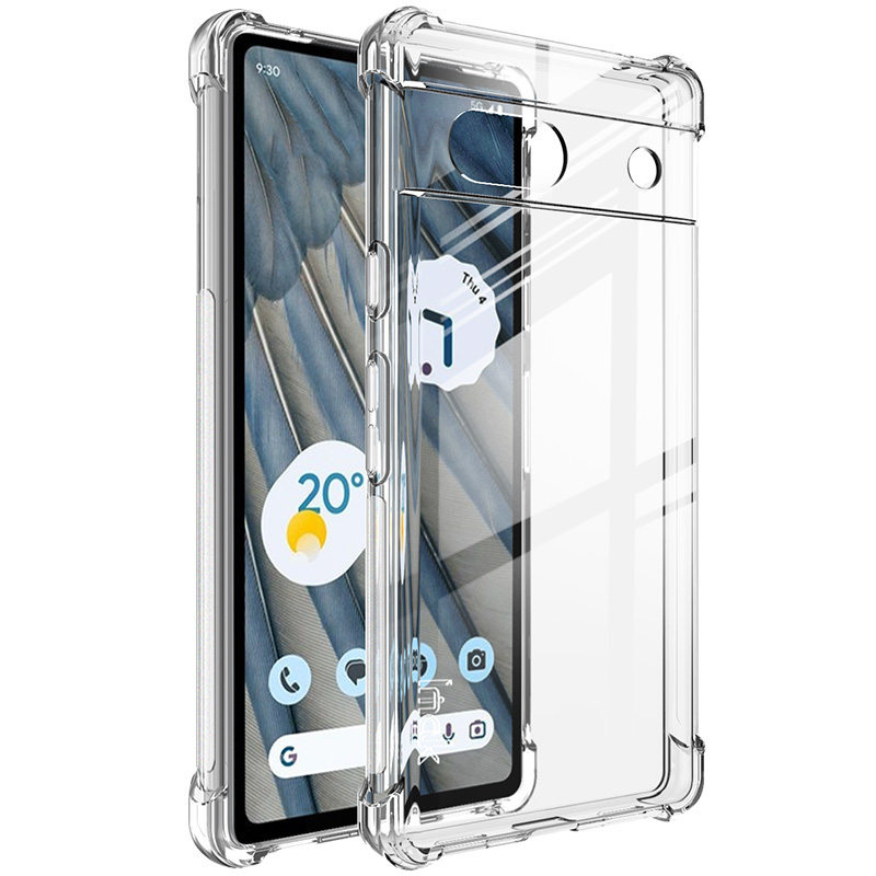 

IMAK Für Google Pixel 7a Clear Soft TPU Phone Hülle Airbag Anti-fall-fall-stoßdicht - Transparent, Google Pixel 7a