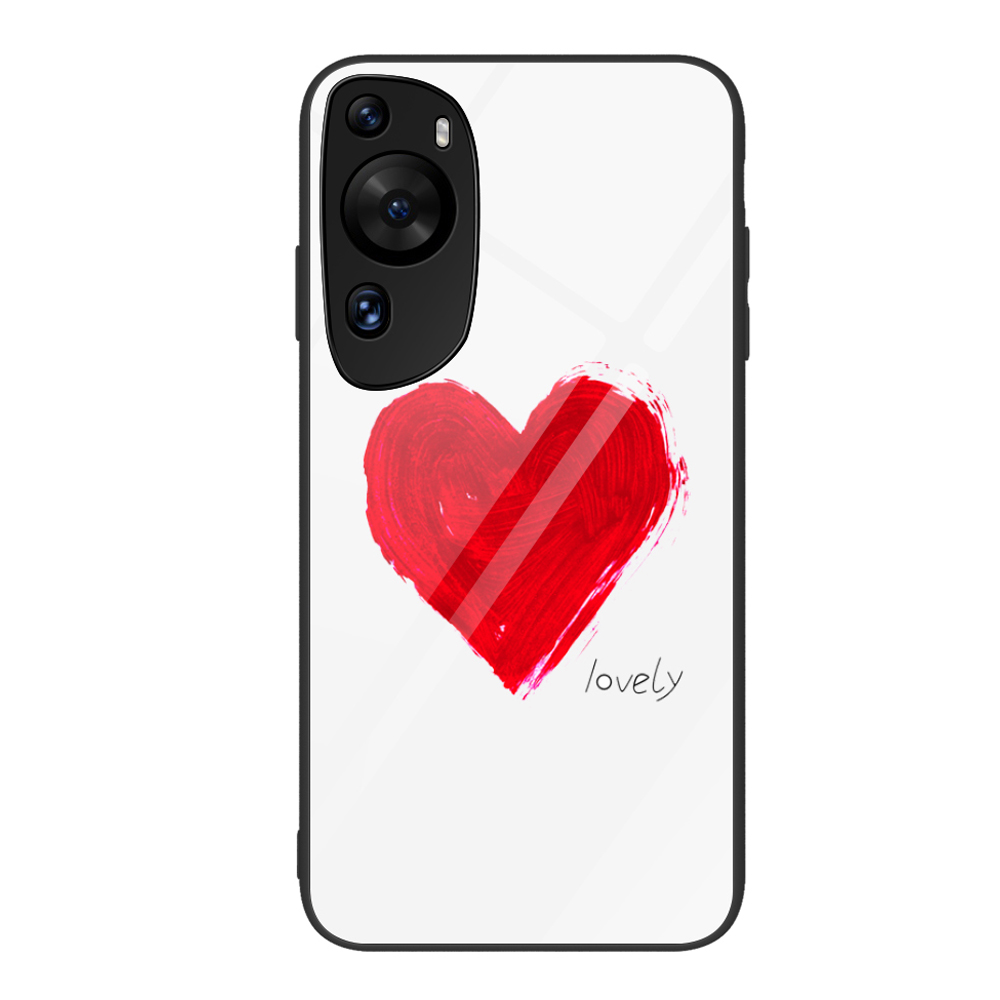 

Für Huawei P60 Kunstmuster Druckerglas -telefon Hülle Schockdichte PC+TPU -abdeckungsschale - Schön, Huawei P60 Art