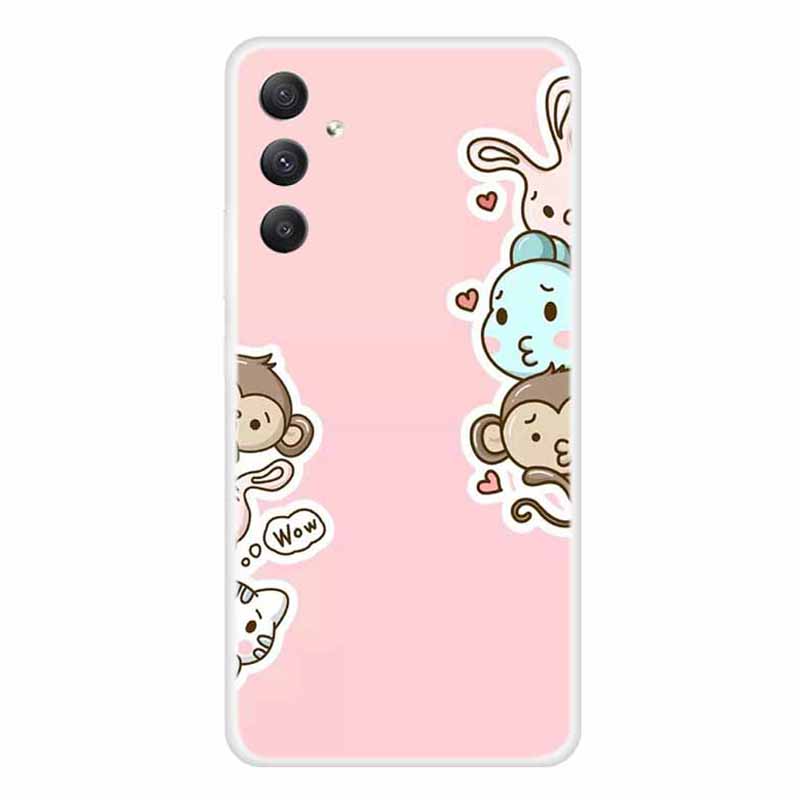 

Für Samsung Galaxy A34 5G Flexible TPU Schockdcover -deckungsmuster -print -design Telefonhülle - Wow, Galaxy A34 5G
