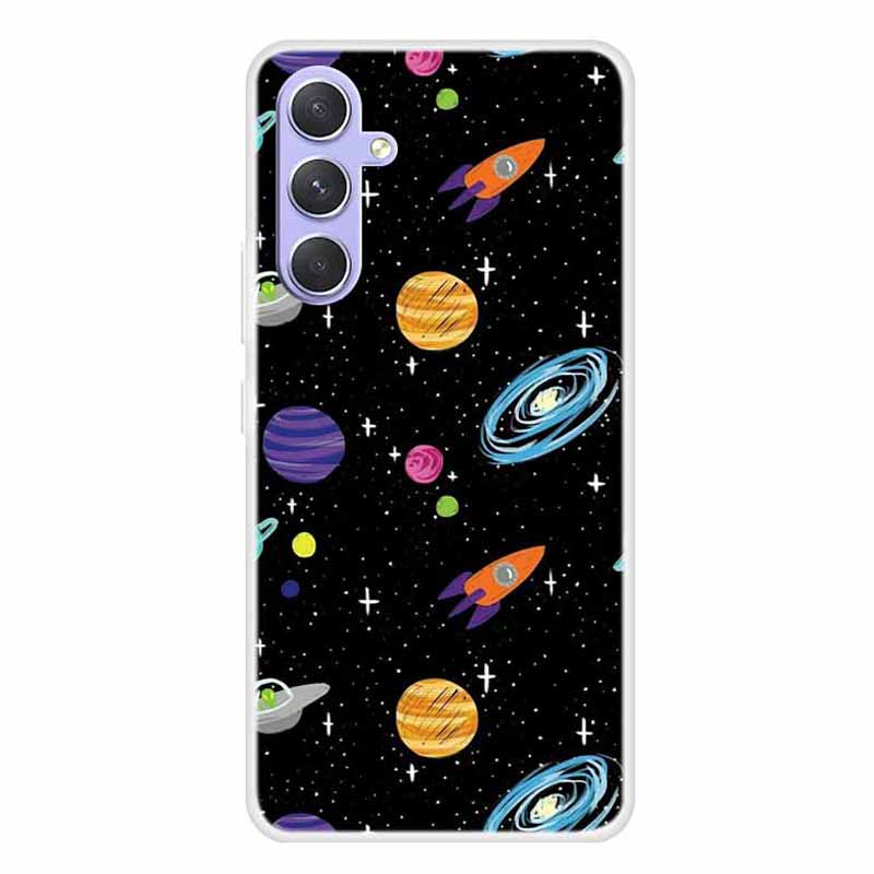 

Für Samsung Galaxy A54 5G Soft TPU -hülle Muster Gedrucktes Design Slim Thin Phone Deckung - Interstellar, Galaxy A54 5G