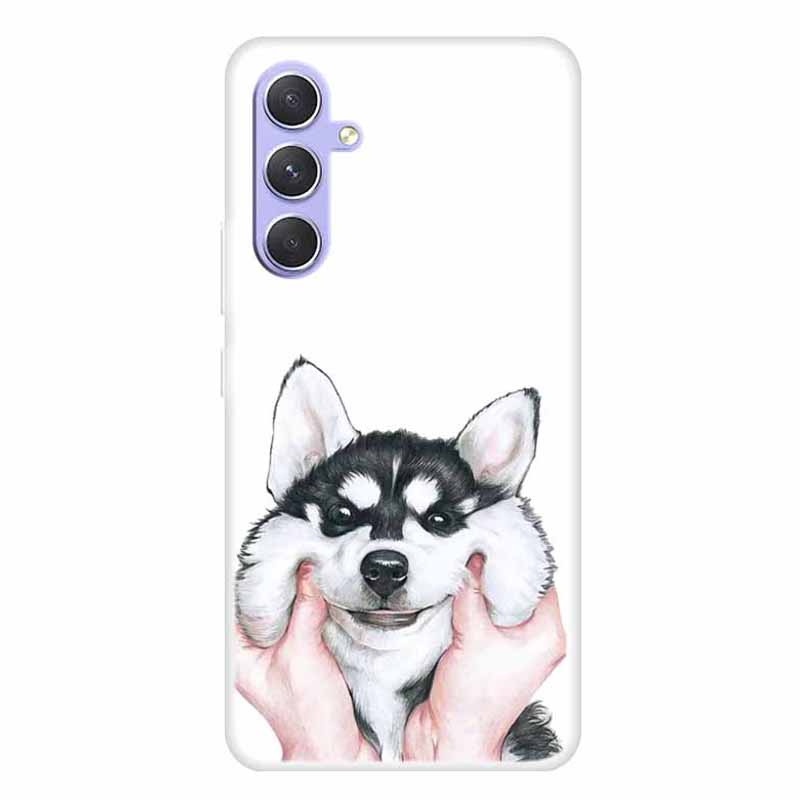 

Für Samsung Galaxy A54 5G Tpu-hülle Musterdruckdruck Anti-kratzer-schockdelefonabdeckung - Heiser, Galaxy A54 5G