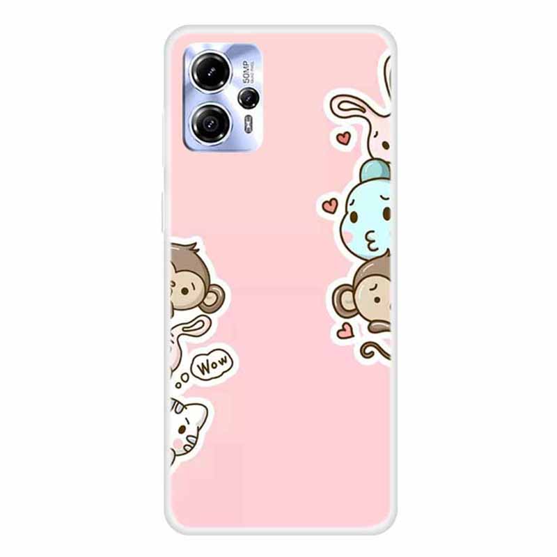 

Für Motorola Moto G13 4G Soft TPU Deckungsmuster Druckschutzhülle Zurück - Wow, Motorola Moto G13 4G