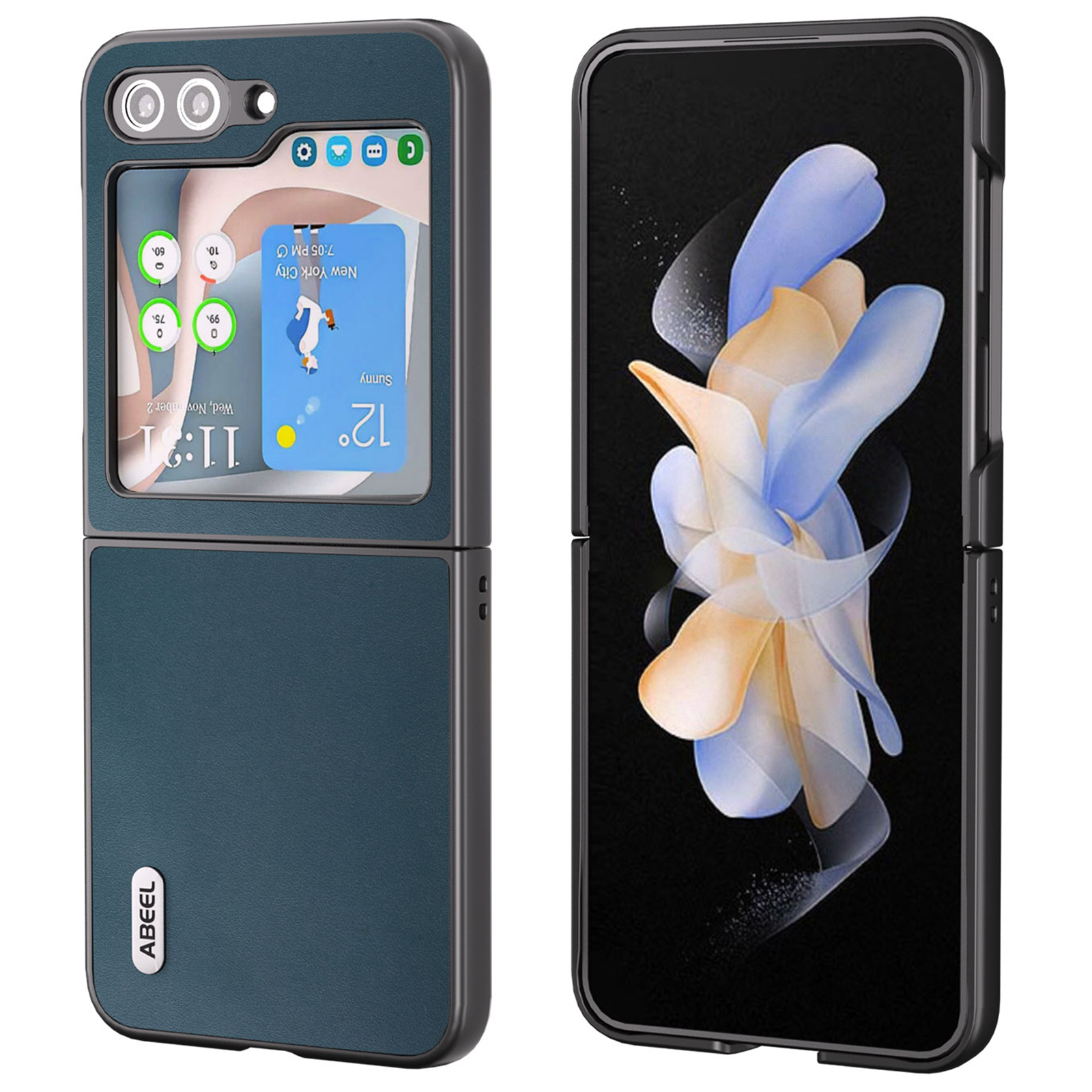 

ABEEL Für Samsung Galaxy Z Flip5 5G Anti-rutsch Schlank - Grün, Galaxy Z Flip5 5G