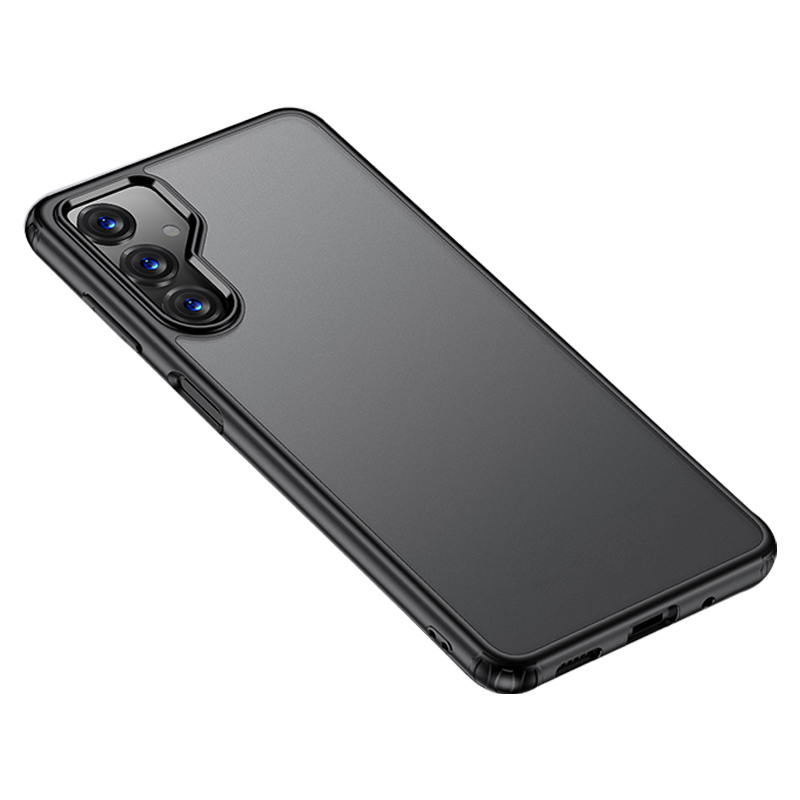 

Telefonkoffer Für Samsung Galaxy M54 5G Airbag Protection Scratch Proof PC+TPU -mobiltelefon Rückzugsabdeckung - Matt-schwarz, Galaxy M54 5G