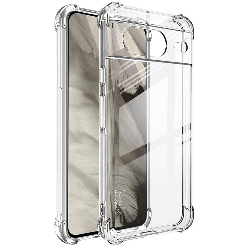 

IMAK Clear Case Für Google Pixel 8, Soft TPU Schockdelie -handy -beschützerabdeckung - Transparent, Google Pixel 8