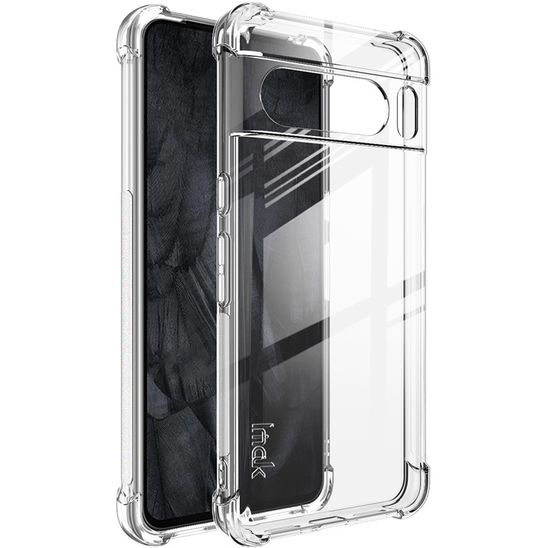

IMAK Clear Case Für Google Pixel 8 Pro, Soft TPU Drop Resistant Phone Back Protector Deckung - Transparent, Google Pixel 8 Pro