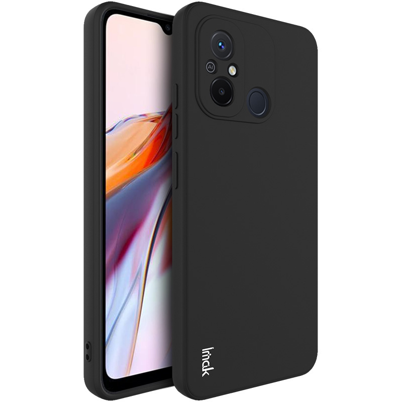 

IMAK Uc-4-serie Für Xiaomi Redmi 12C 4G Telefonhülle Straight Edge Schockdicht Tpu-abdeckung - Schwarz, Xiaomi Redmi 12C 4G