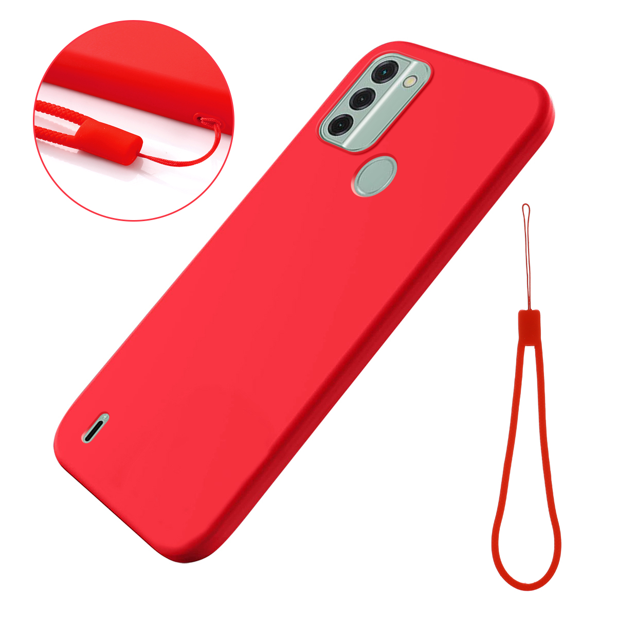 

Für Nokia C31 4G Flüssigsiegel - Rot, Nokia C31 4G