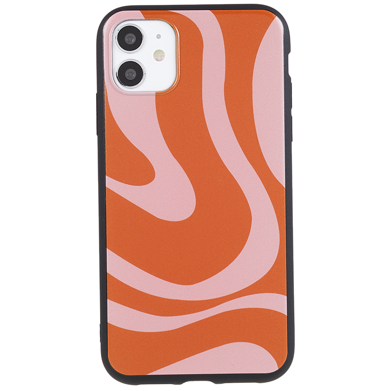 

Für Das Iphone 11 Soft TPU -deckungsmuster -druck -entwurfsschützer -telefonhülle 11 - Unregelmäßige Orange, iPhone 11