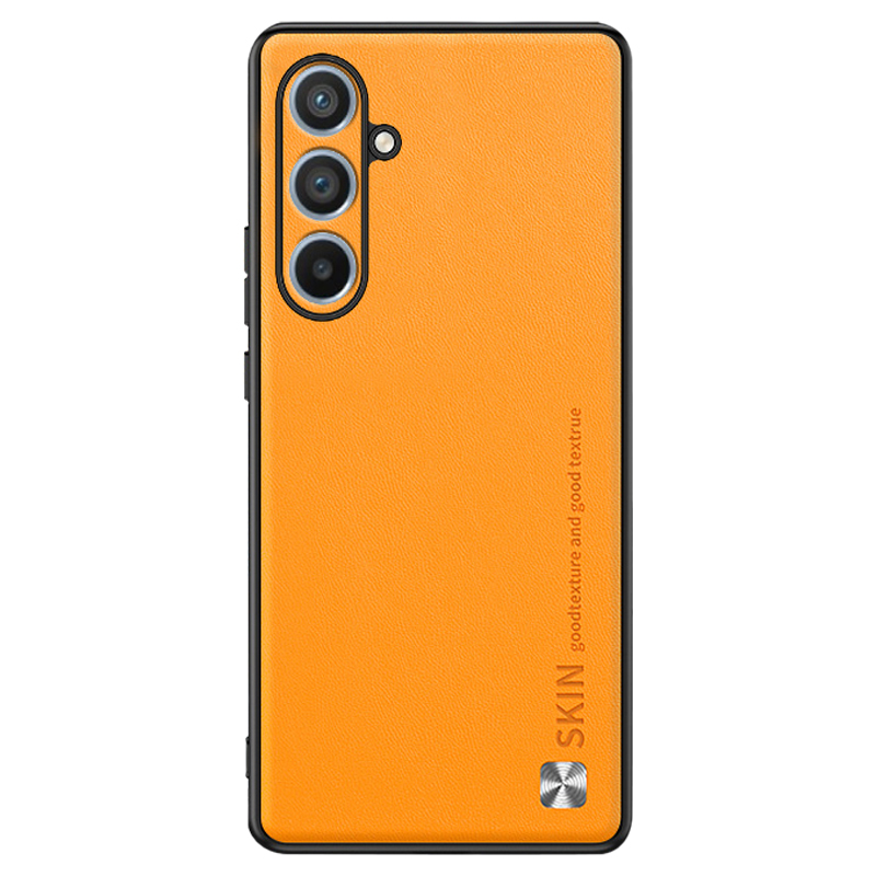 

Metalldekorschale Für Samsung Galaxy A54 5G PU Lederbeschichtete PC+TPU -telefonschutzhülle - Gold-braun, Galaxy A54 5G