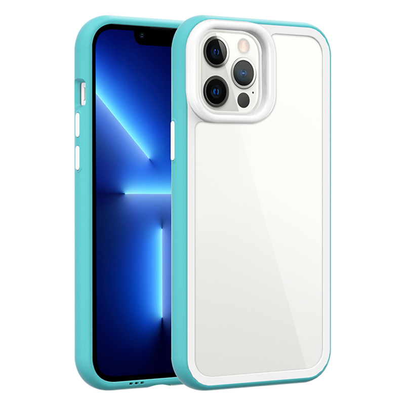 

Für Das Iphone 13 Pro Transparentes Abdeckung Acryl Zurück - Cyan, iPhone 13 Pro