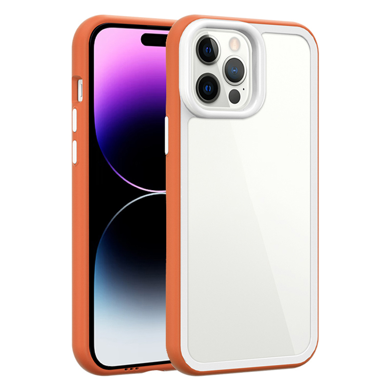 

Für Iphone 14 Pro Acryl Zurück - Orange, iPhone 14 Pro