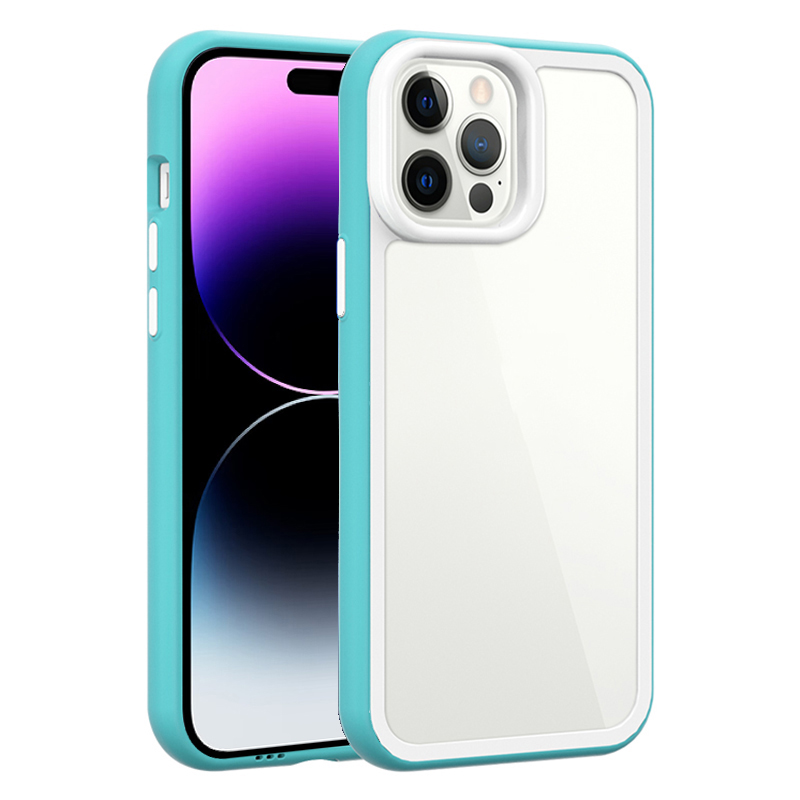 

Für Iphone 14 Pro Acryl Zurück - Cyan, iPhone 14 Pro
